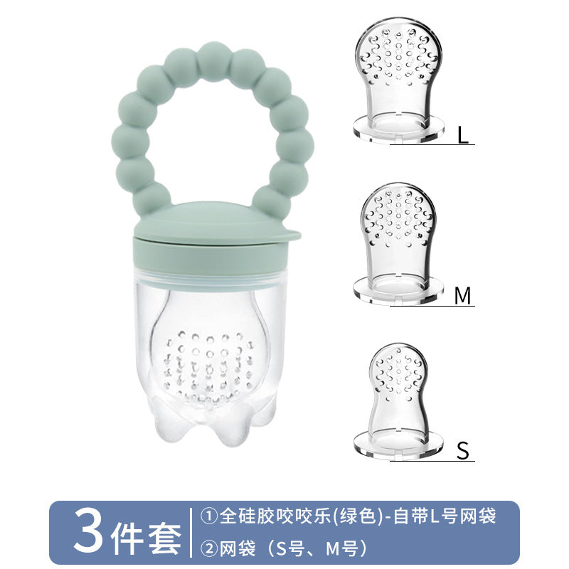 Wholesale Fruit Complementary Food Grade Baby Silicone Pacifier