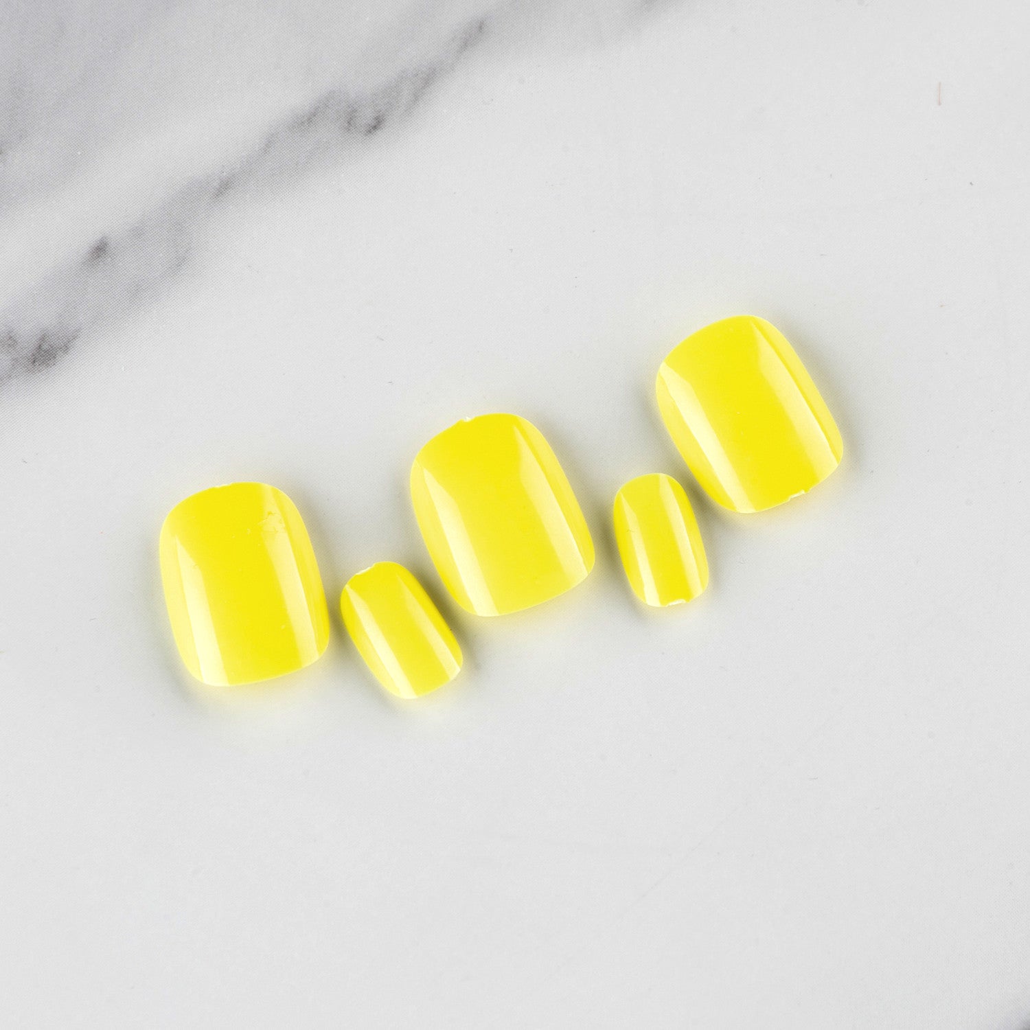 Wholesale Short Glossy Plastic Nail Stickers