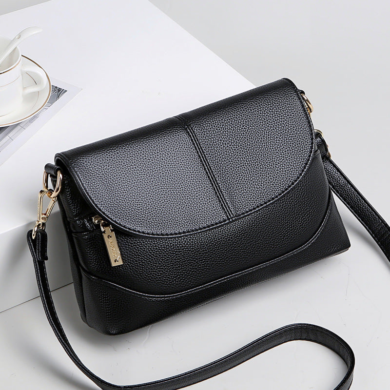 Wholesale PU Shoulder Messenger Soft Leather Women Bag