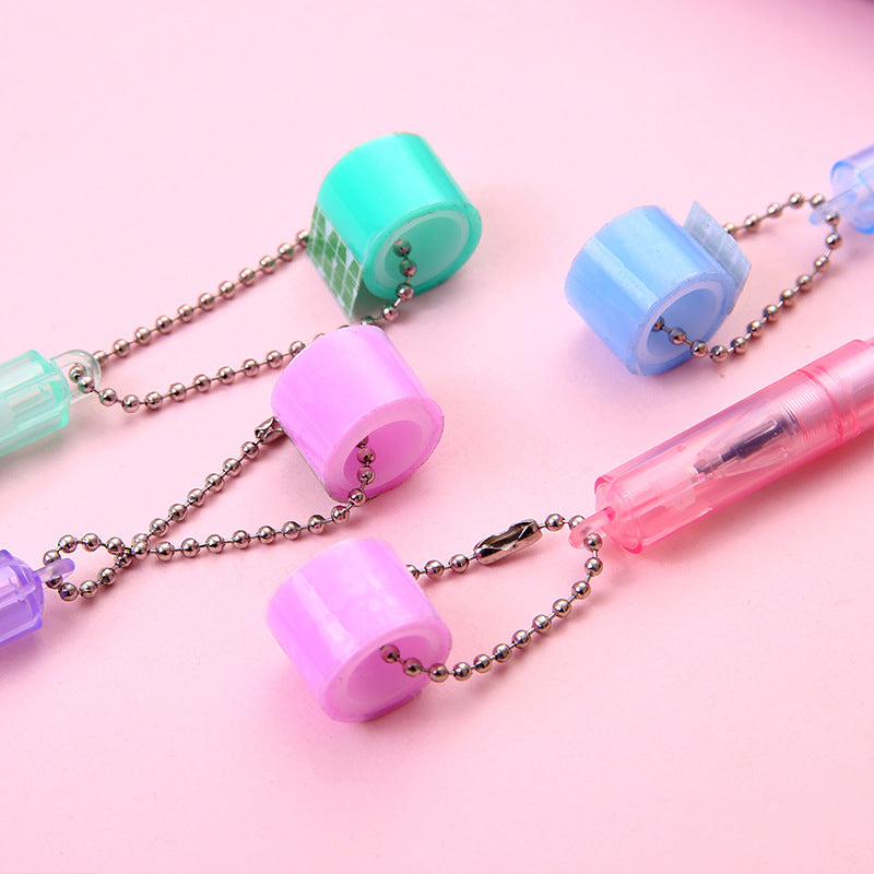 Pense de cinta de bolas pegajosas de plástico al por mayor plástico pluma creativa