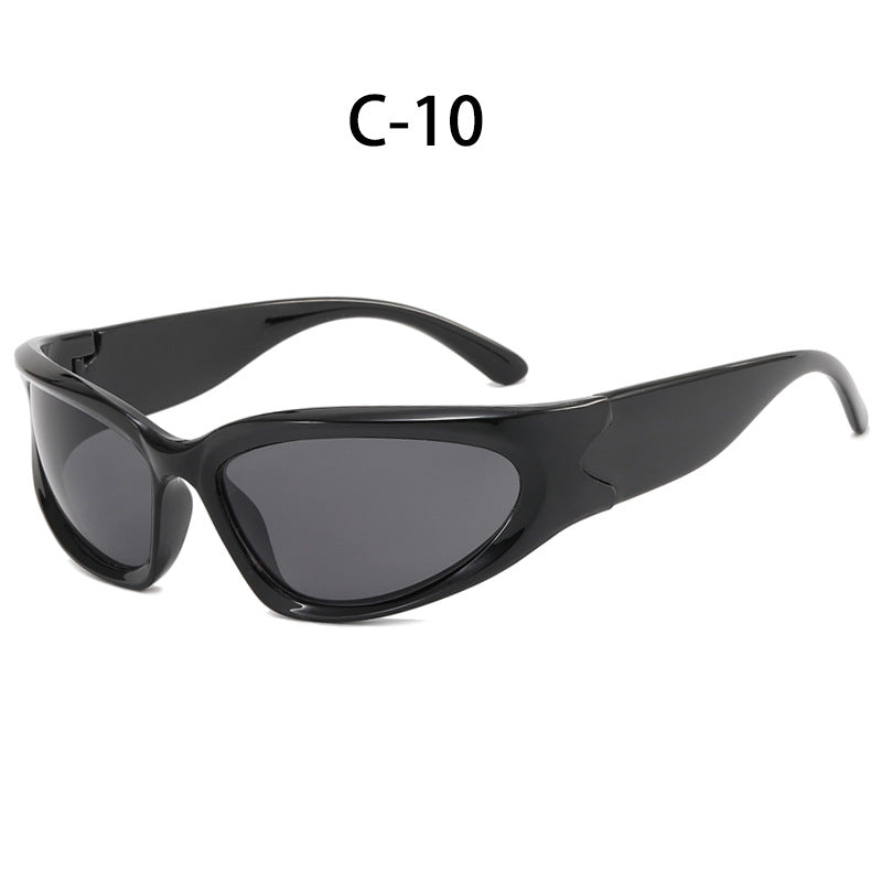 Wholesale PC Cycling Punk Sports Ladies Sunglasses
