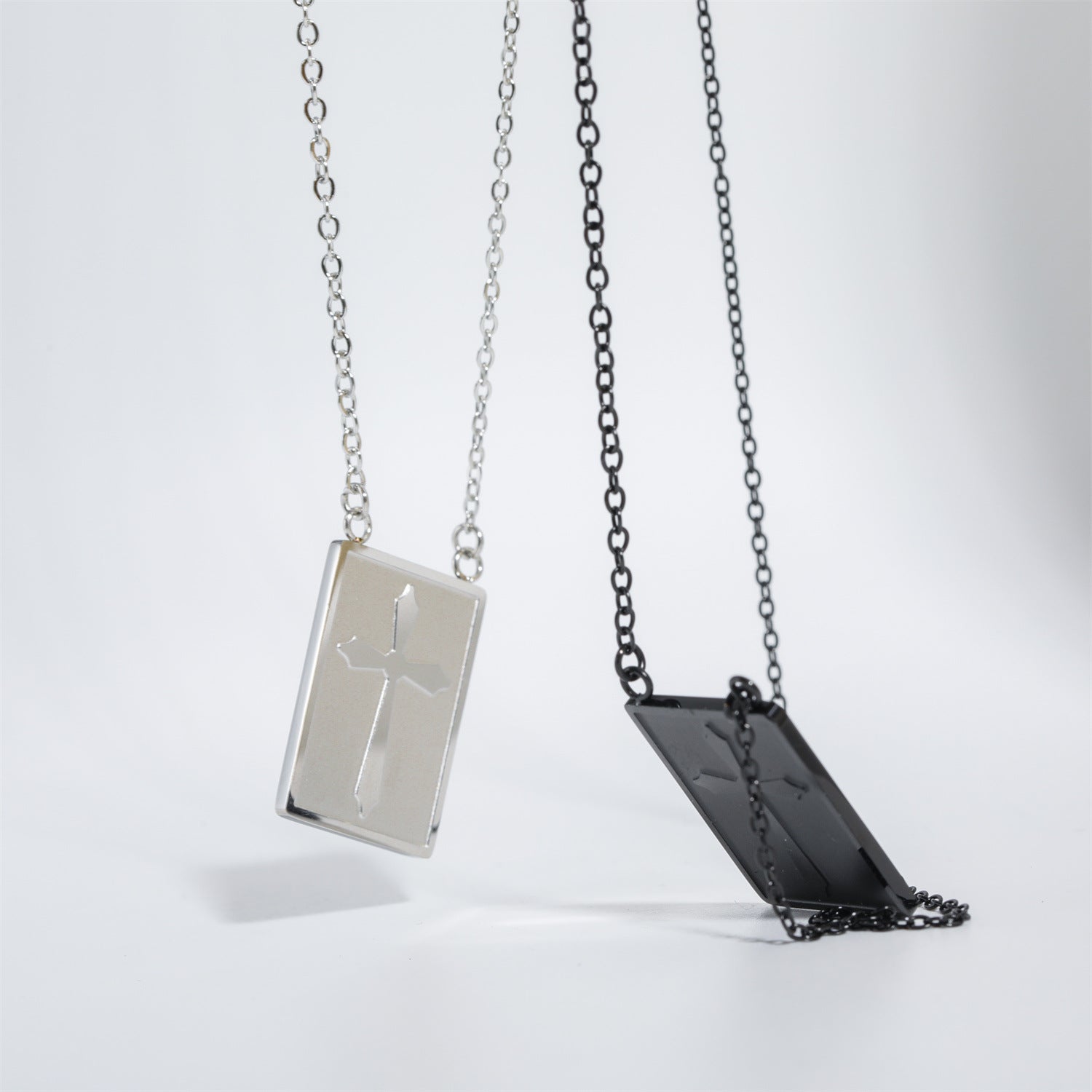 Wholesale Square Pendant Stainless Steel Necklace