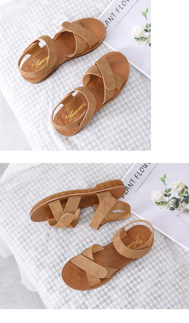 Wholesale PU Cow Tendon Sole Sandals