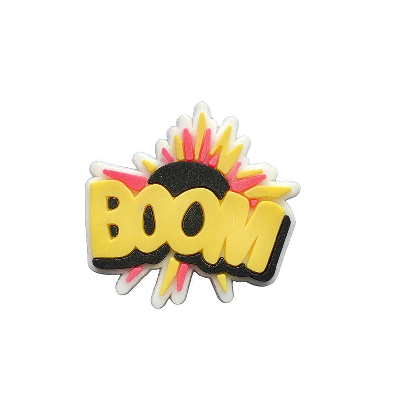 Wholesale 100PCS Cartoon DIY Silicone Shoe Buckle