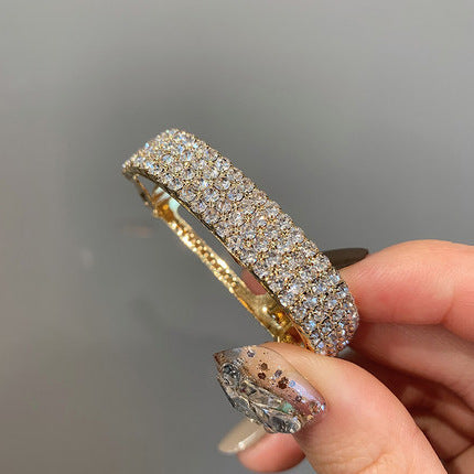 Wholesale Rhinestone Curved Hair Clips