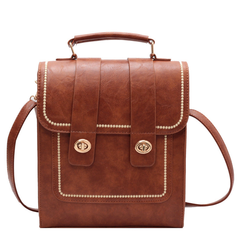 Wholesale Autumn and Winter Retro Pu Large Capacity Backpack