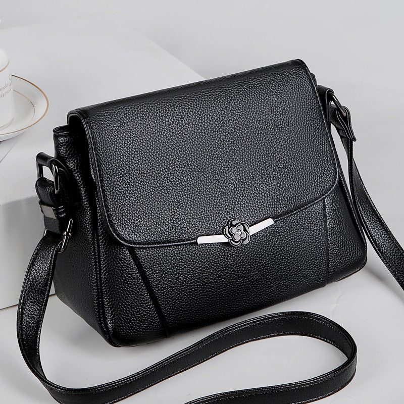 Wholesale PU Shoulder Messenger Bag Soft Leather Women Bag