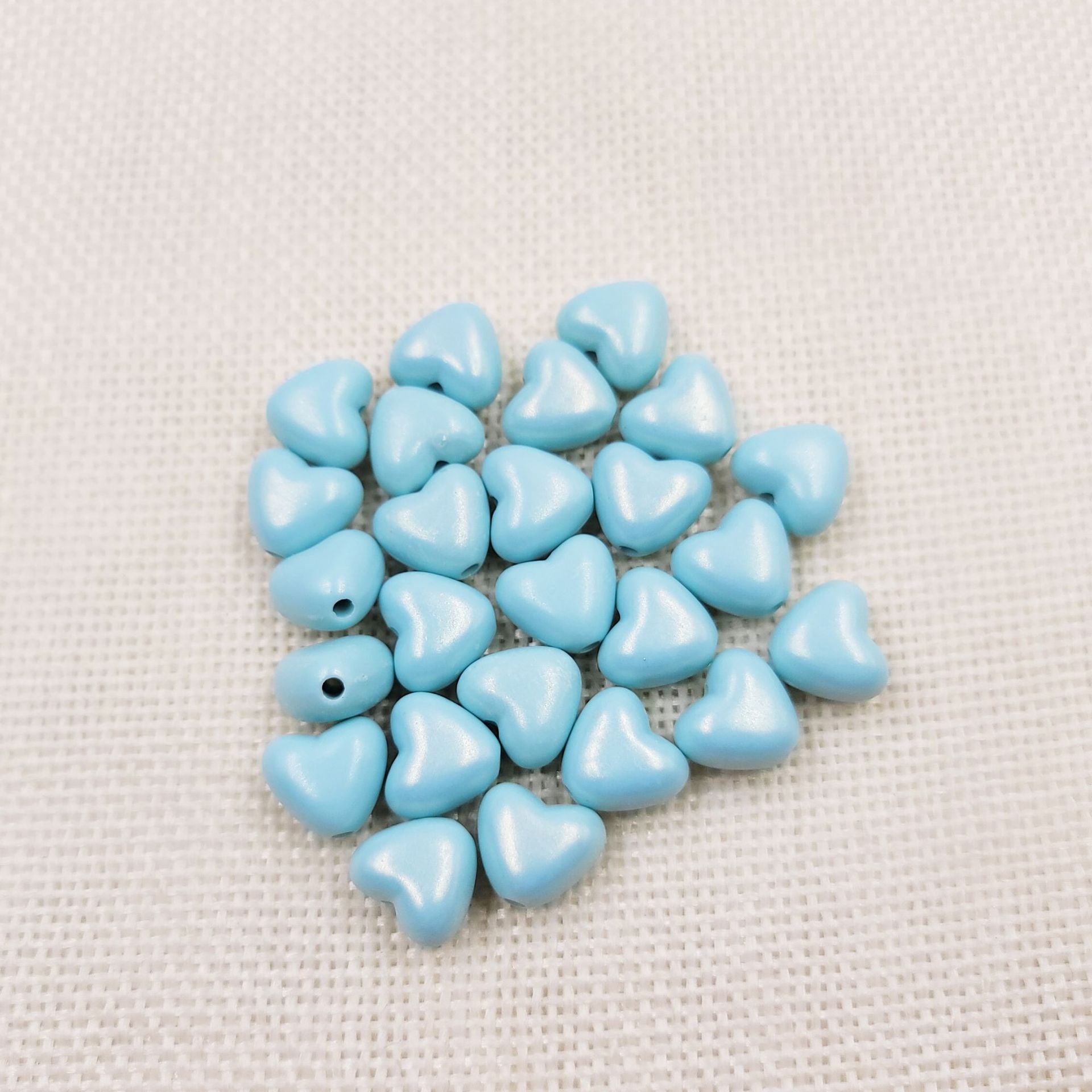 Wholesale 1000pcs/pack Small Hole Peach Heart Pearl Beads