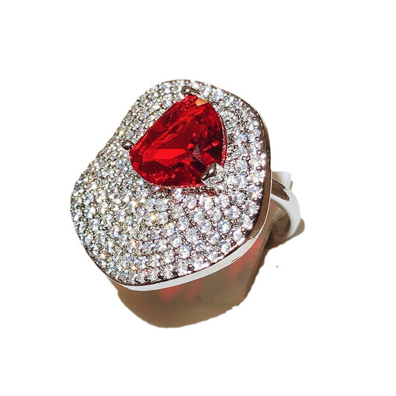 Wholesale Copper Love Zircon Rings