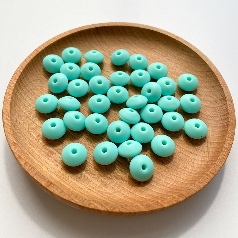 Wholesale 50PCS Small Beads 12MM DIY Abacus Beads Silicone