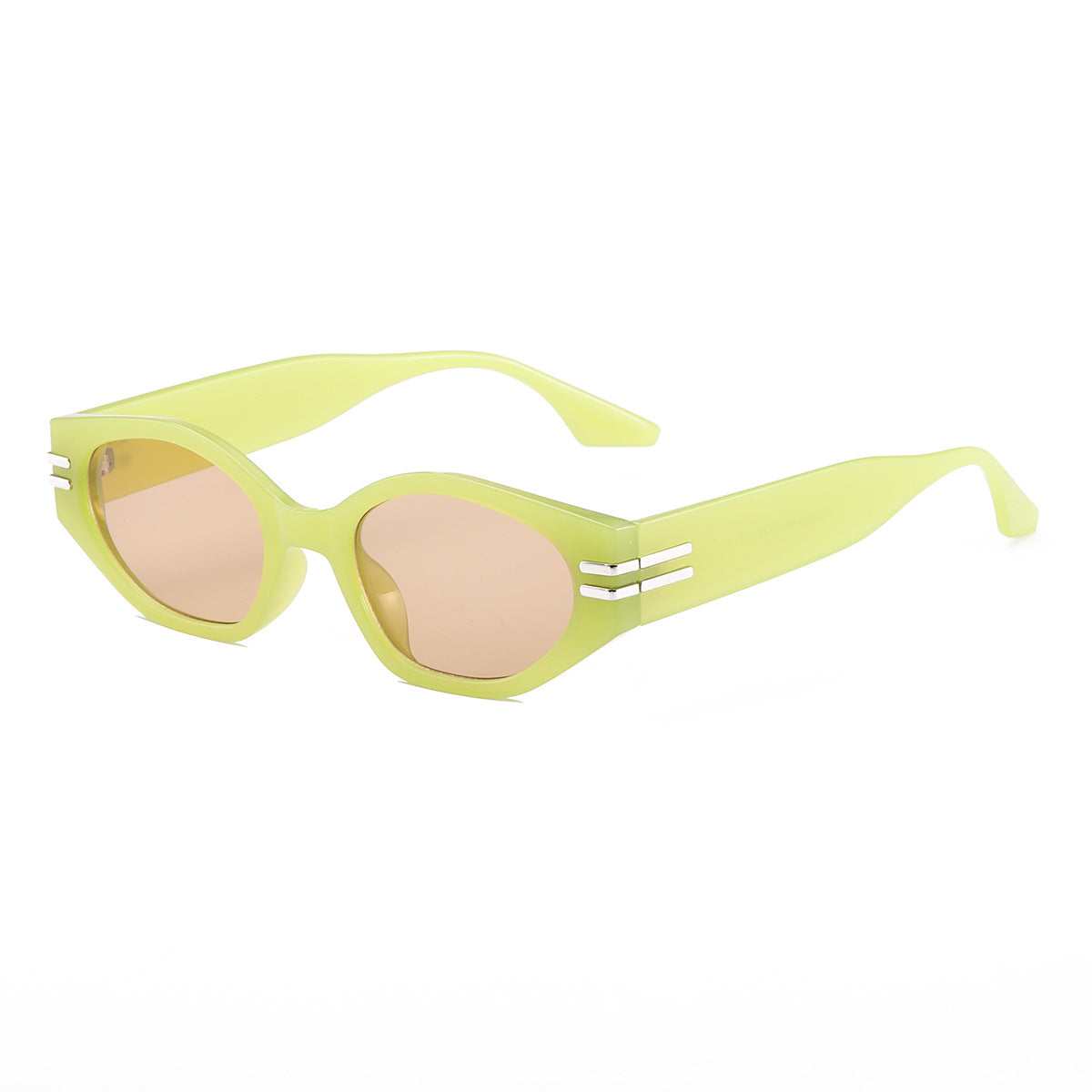 Wholesale PC Cat Eye Square Frame Sunglasses