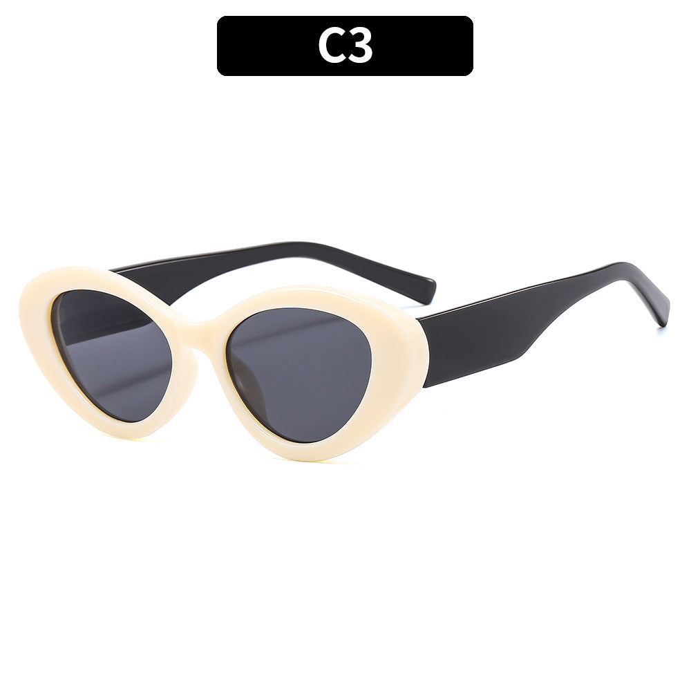 Wholesale Cat Eye Jelly PC Sunglasses