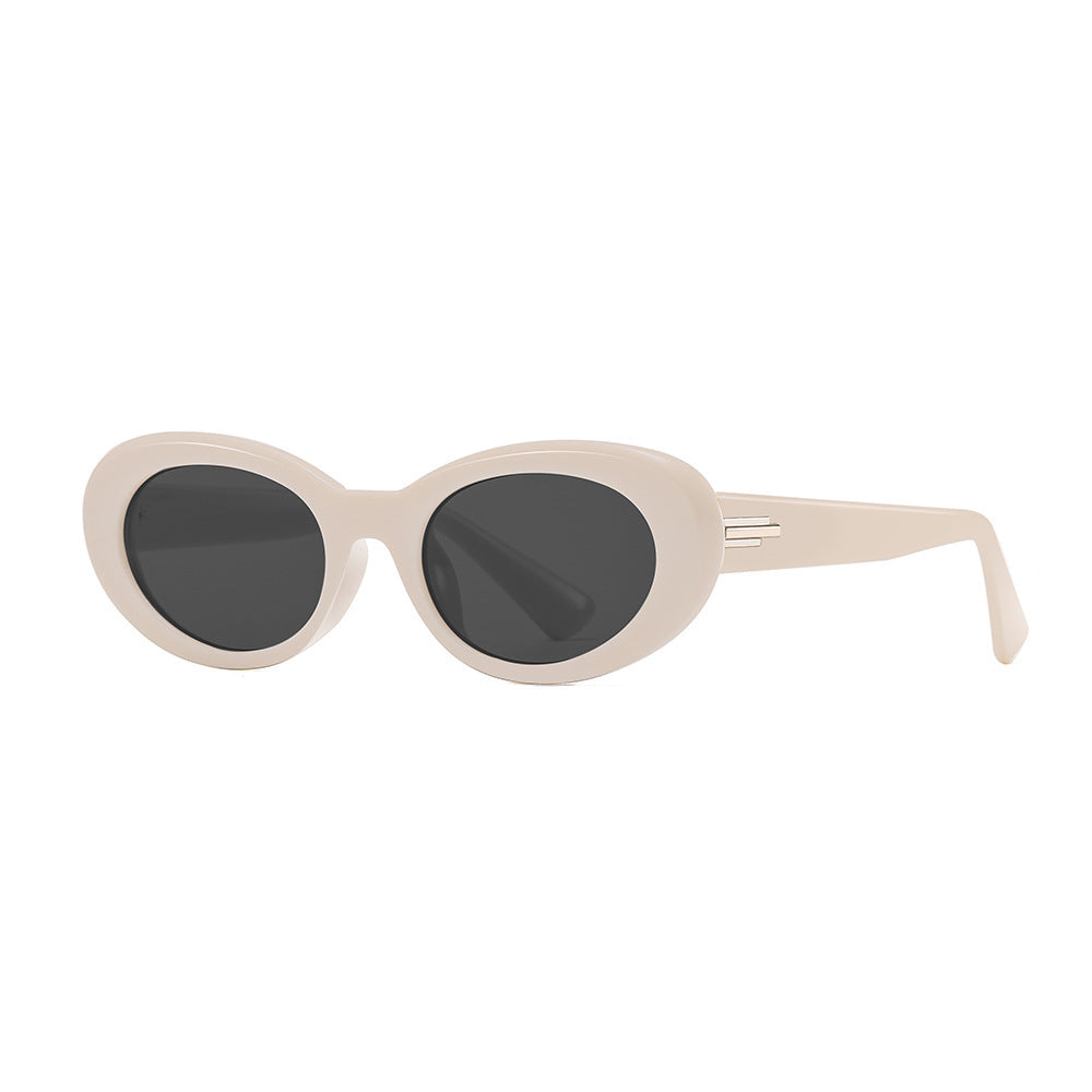 Wholesale Jelly Color Small Frame Cat Eye PC Sunglasses
