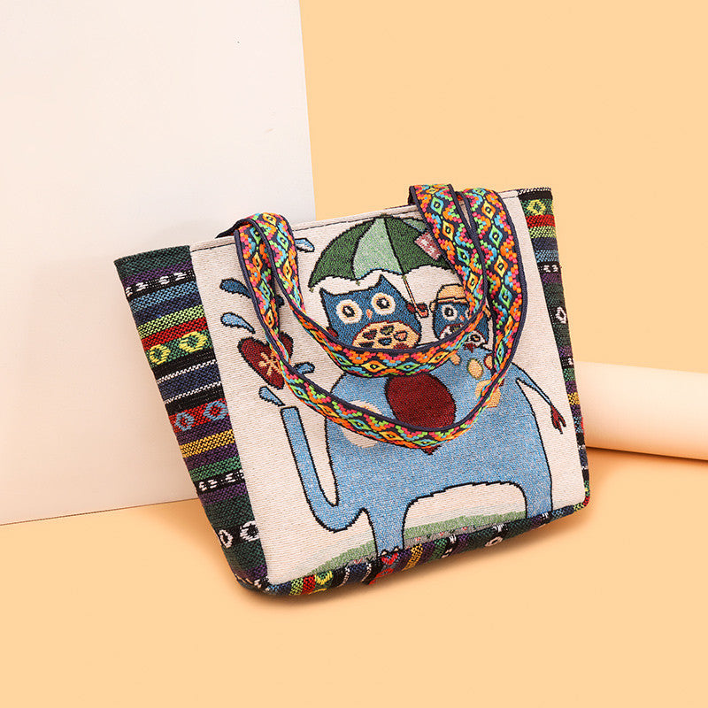 La Bolsa De Asas De Elefante De Lona al por mayor