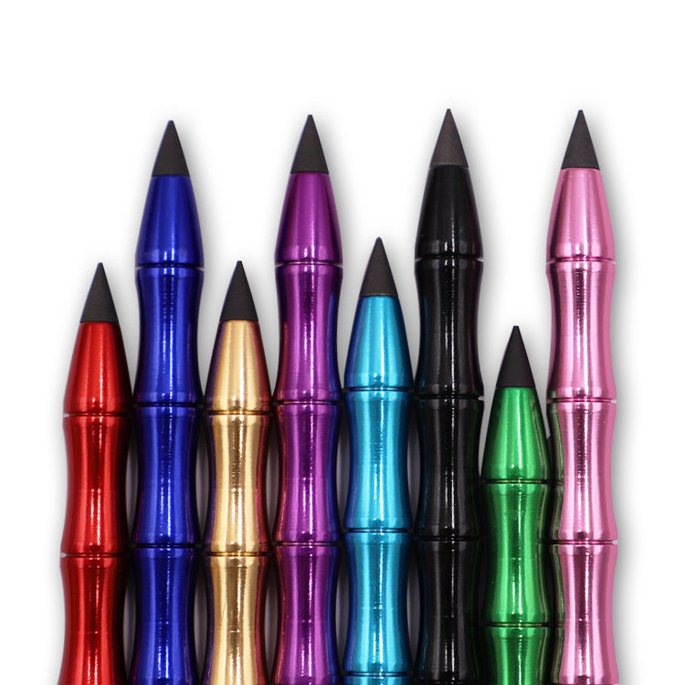 Lápiz eterno en forma de bambú de plástico al por mayor