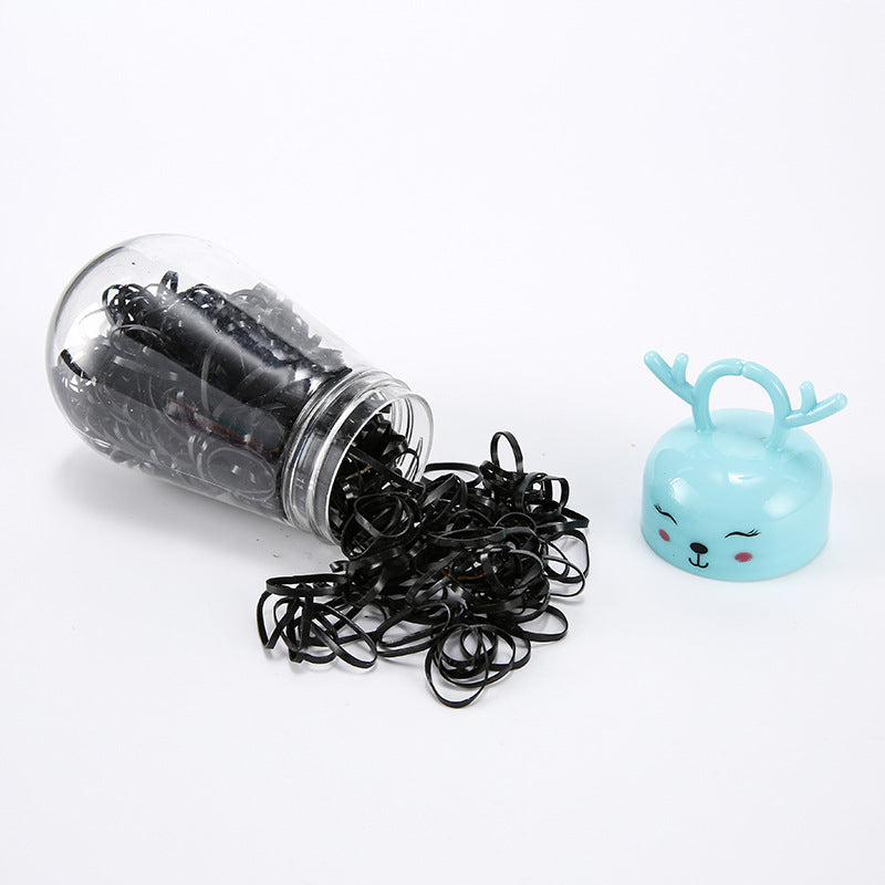 Wholesale 10PCS Cute Deer Colorful Plastic Hair Scrunchies