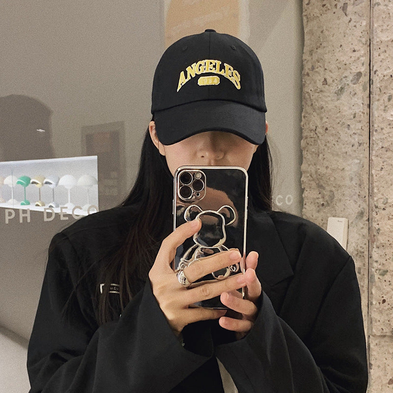 Wholesale Simple Embroidery Letters Cotton Baseball Cap