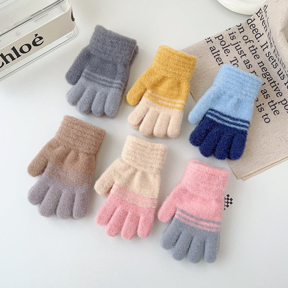 Wholesale Warm and Cute Children's Thickened Gloves