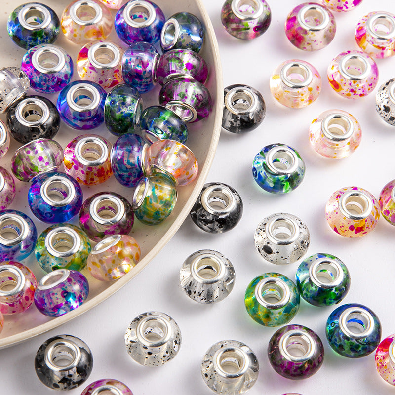 Wholesale 200PCS/Pack 14mm Ink Painting Dakong Crystal Beads