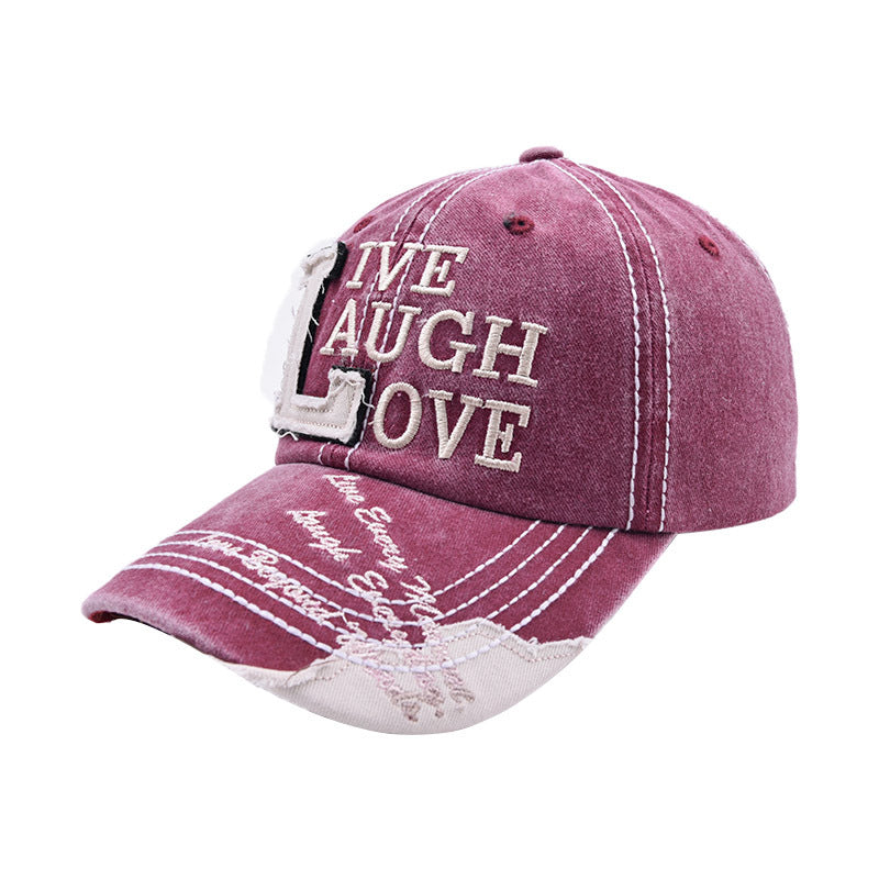 Capilla de béisbol de bordado de letra de algodón al por mayor