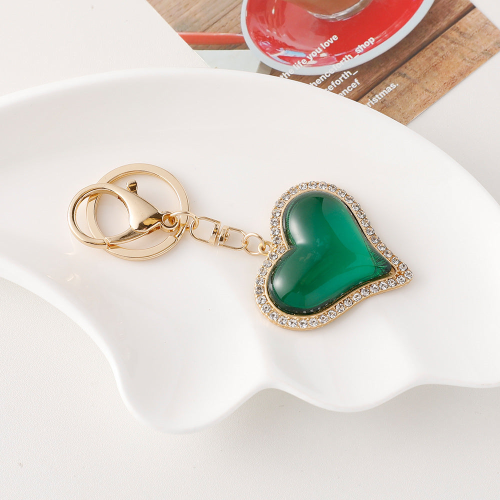 Wholesale Medieval Palace Style Heart Alloy Keychain