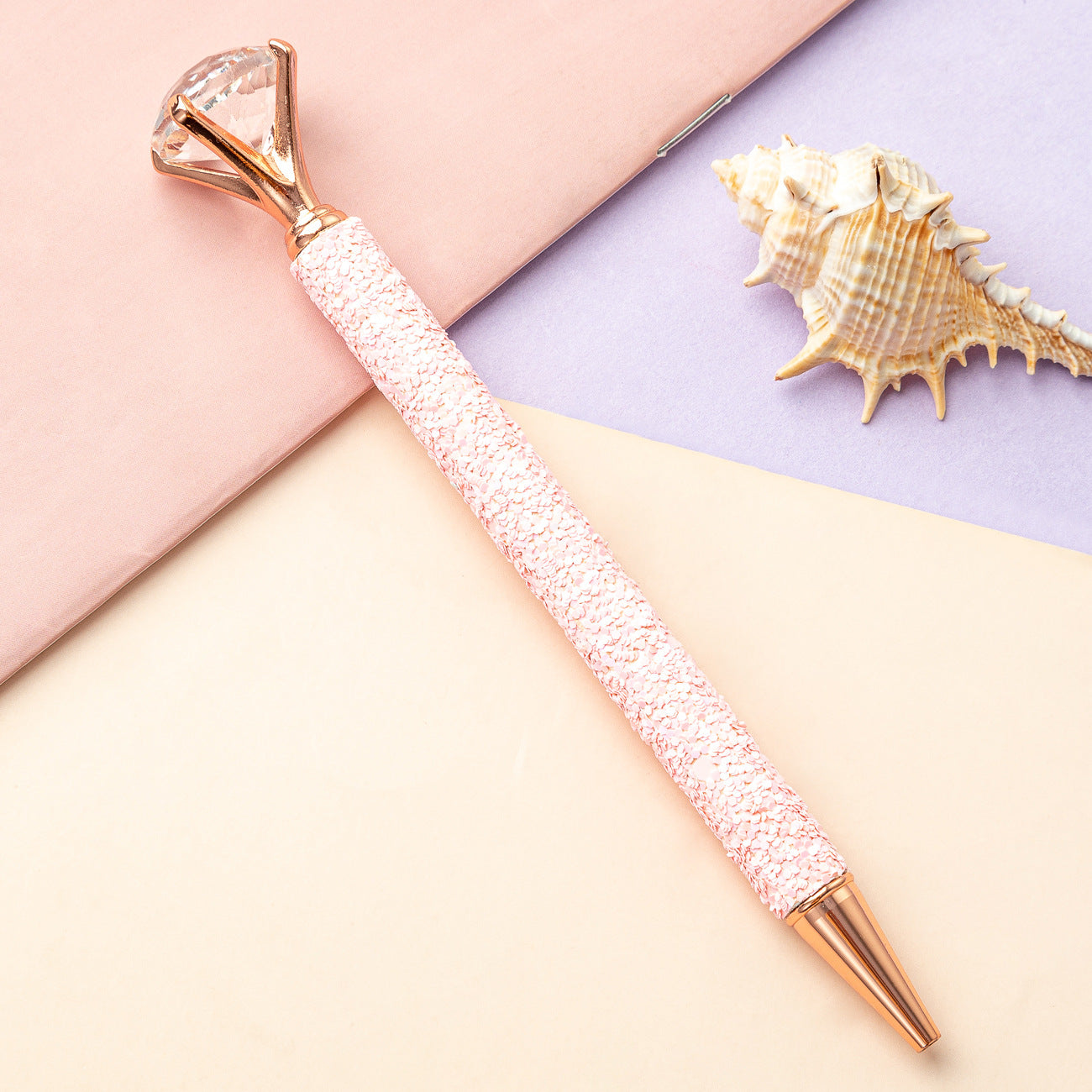 Wholesale Metal Multicolor Sequin Ballpoint Pen