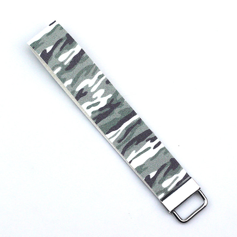 Venta al por mayor Llavero de cordón de cuero PU