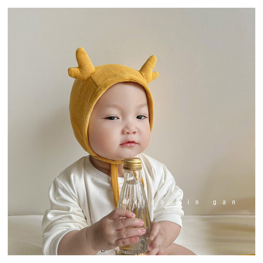 Wholesale Cotton Baby Ear Protector Autumn Winter Boneless Hat