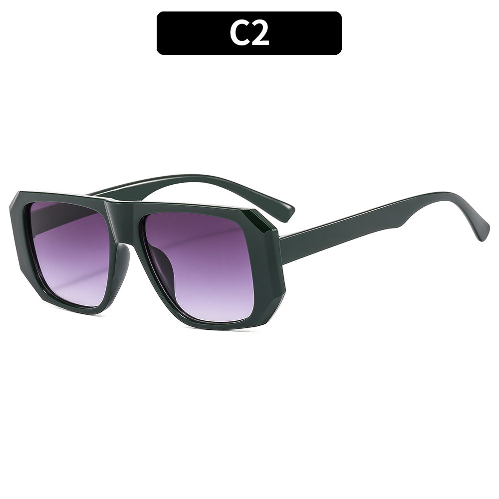 Wholesale Square Big Frame PC Sunglasses