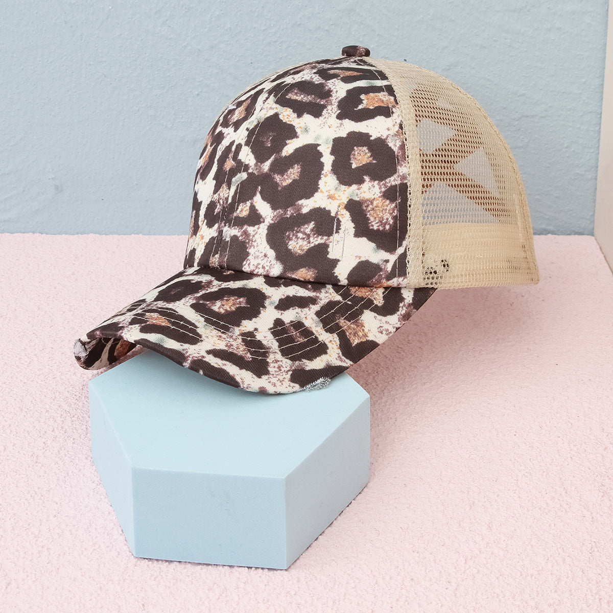 Gorra De Béisbol Con Estampado De Leopardo De Algodón al por mayor