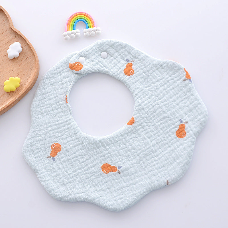 Venta al por mayor Toalla de saliva para bebés Suministros para bebés de algodón