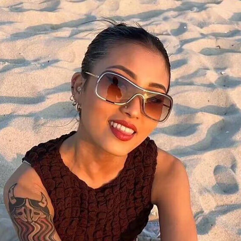 Gafas de sol de PC sin marco Y2K al por mayor