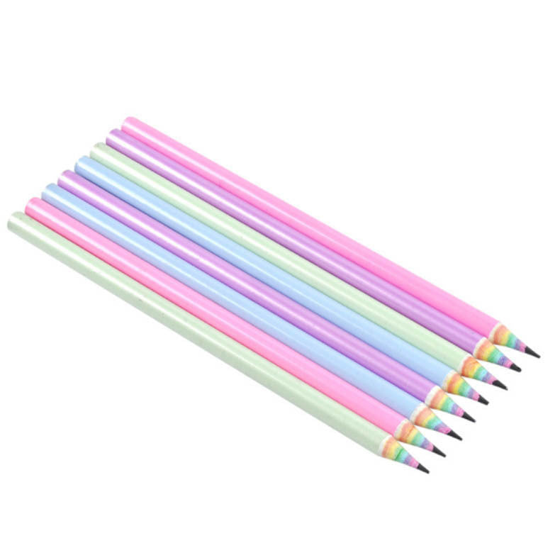 Wholesale 12 Pack Paper Rainbow Pencils