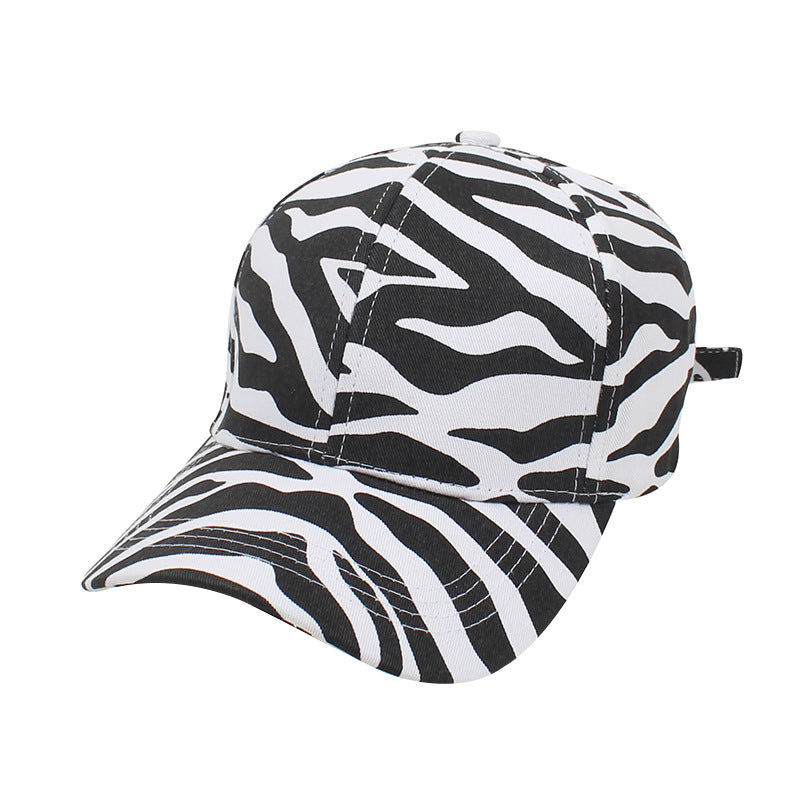 Wholesale Cotton Zebra Print Baseball Cap