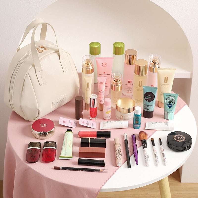 Wholesale Shell Handheld Large Capacity Toilet Travel PU Storage Bag