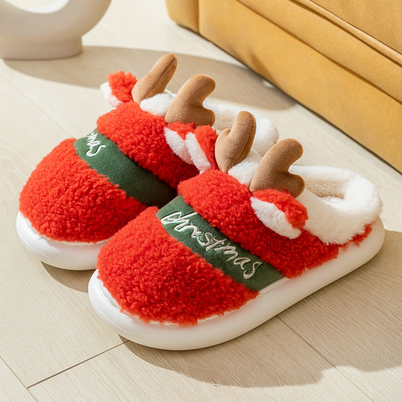 Wholesale Thick Soled Plush Christmas Deer Cotton Mops