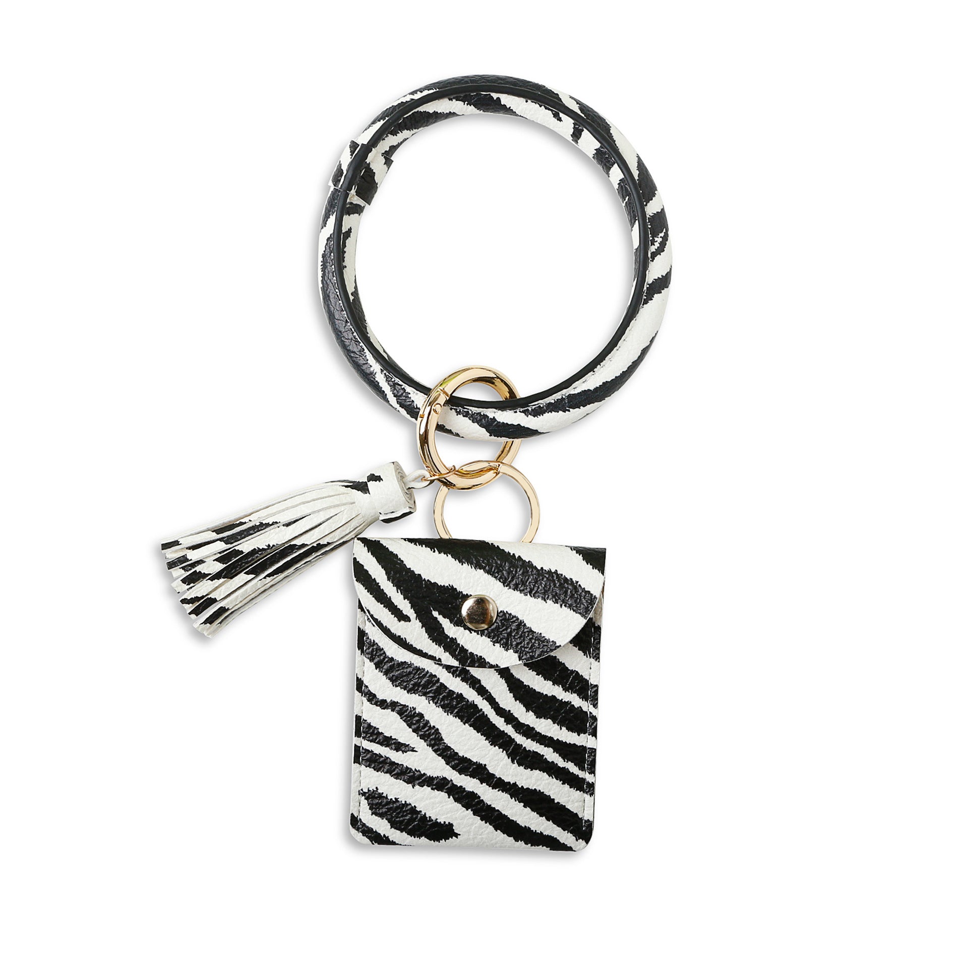 Venta al por mayor Borla Monedero PU Llaveros