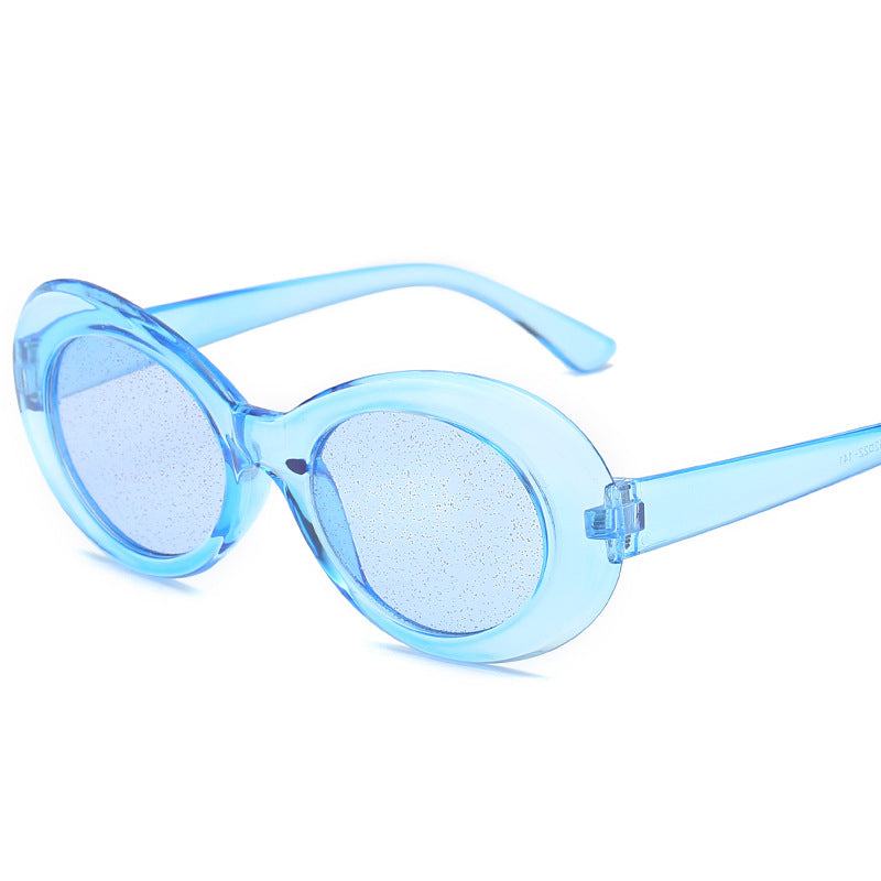 Wholesale Round Frame Jelly Color PC Sunglasses