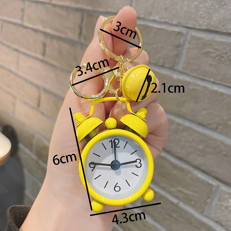 Wholesale Zinc Alloy Mini Alarm Clock Creative Keychain