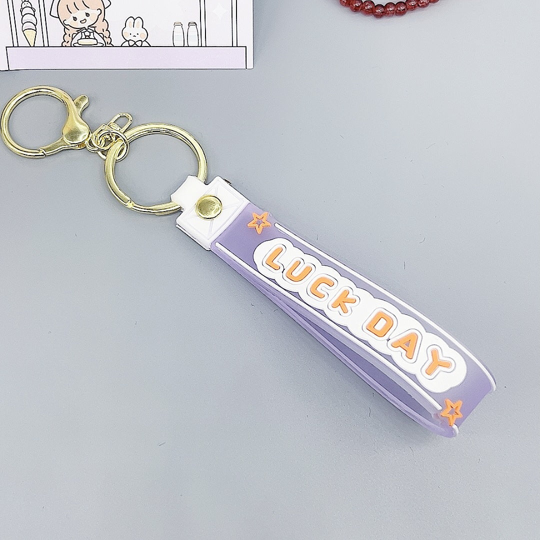 Llavero de gelatina de goma suave de goma al por mayor