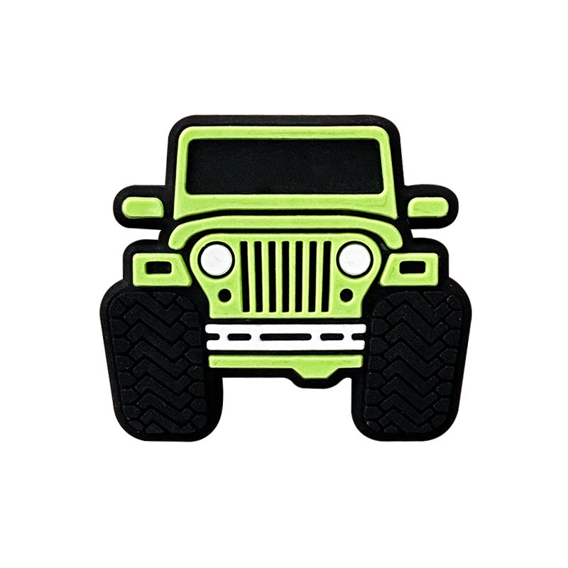 Wholesale 10PCS Silicone Car Focal beads with Pore Size 2.5mm