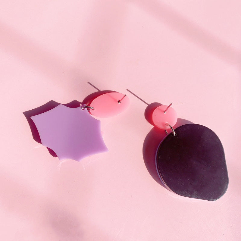 Wholesale Earrings Acrylic Cute Cartoon Alien