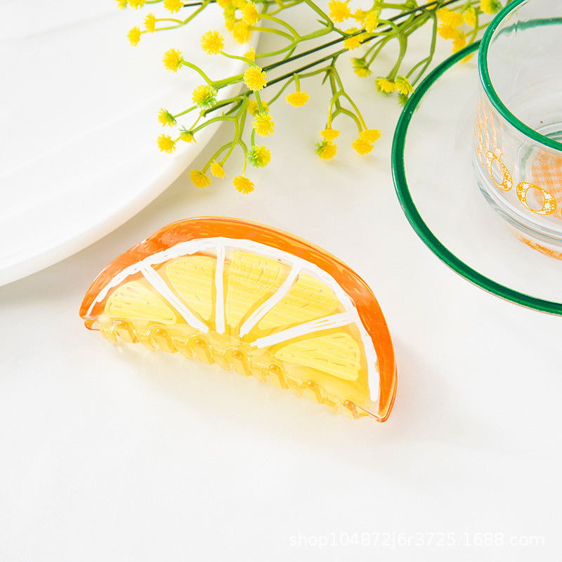 Wholesale Colorful Fruit Acrylic Hair Clips