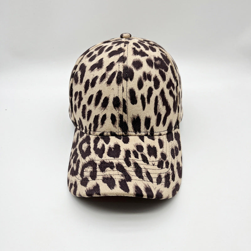 Gorra De Béisbol Grande De Algodón De Leopardo al por mayor