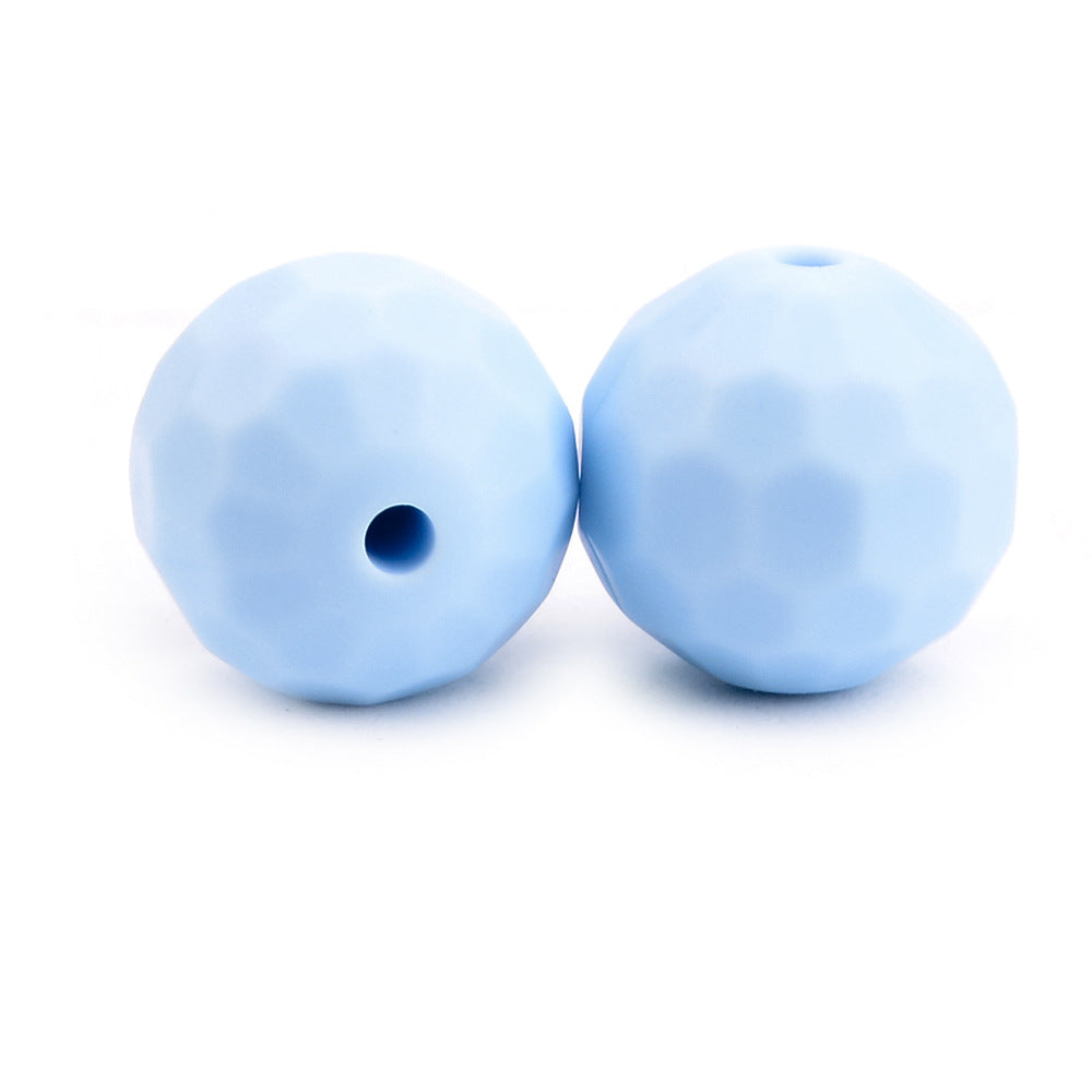 Venta al por mayor, 12/15MM, 100 Uds., cuentas redondas de silicona hechas a mano para niños DIY Macaron