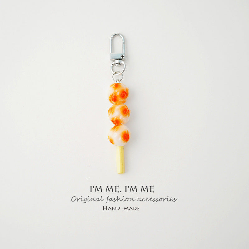 Wholesale Resin Imitation Food Toy Skewer Key Chain