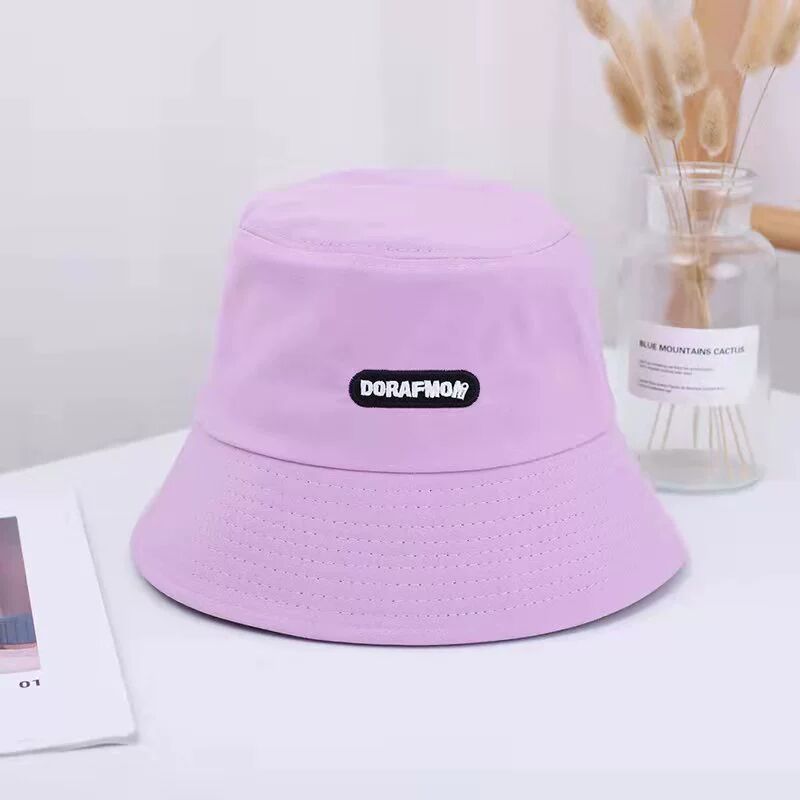 Wholesale Cotton Embroidered Letters Bucket Hat