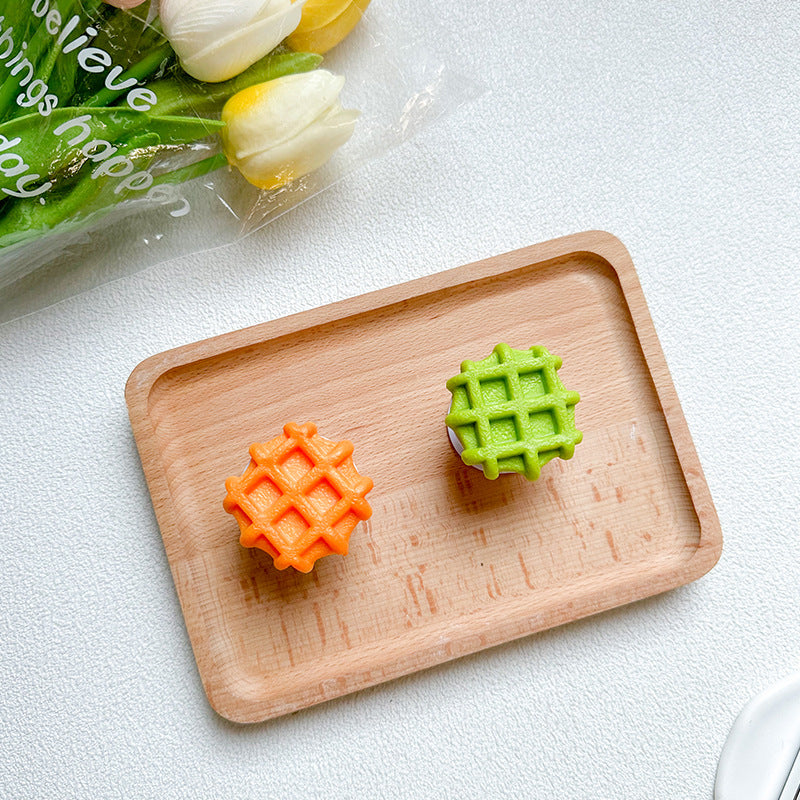 Wholesale Simulation Waffle Silicone Phone Holder