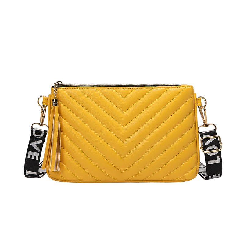 Bolso de hombro de bordado PU al por mayor