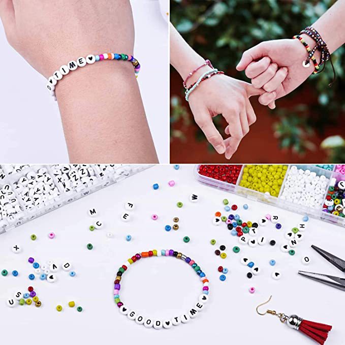 Venta al por mayor Kit de perlas de vidrio de 2 mm y 6 mm